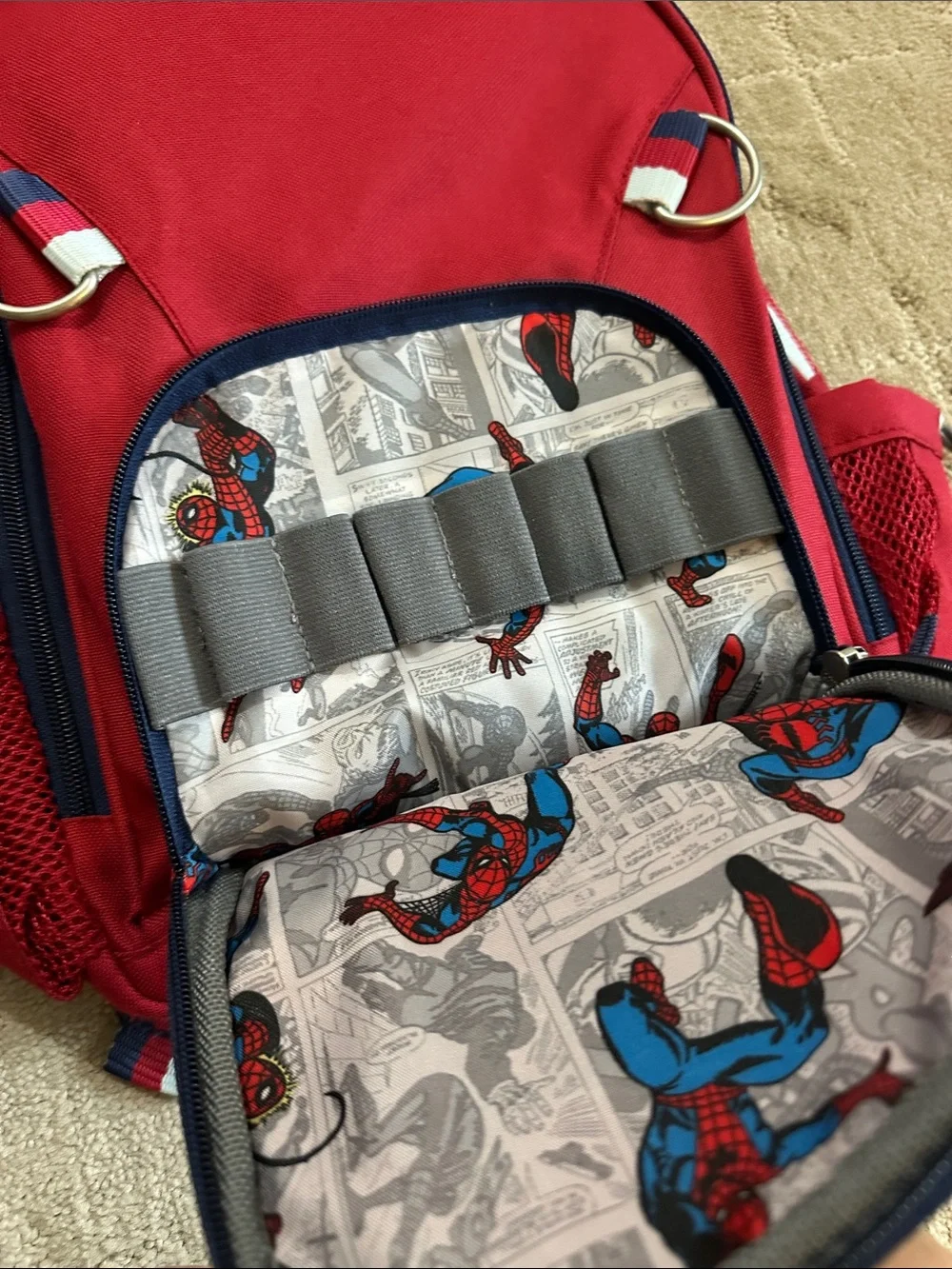 Pottery Barn Kids Spider-Man Fairfax small backpack